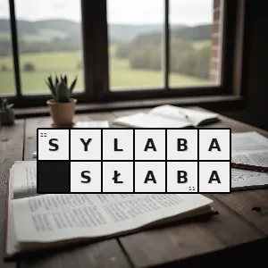 Hasło krzyżówkowe sylaba na którą nie pada akcent wyrazowy - sylaba słaba – rozwiązanie, synonimy, podpowiedzi i definicje krzyżówkowe